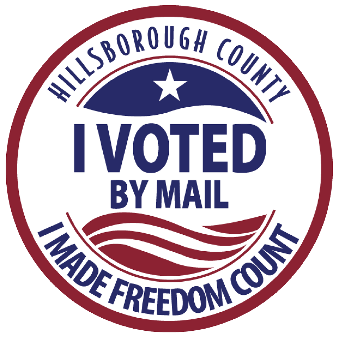 i voted by mail sticker image